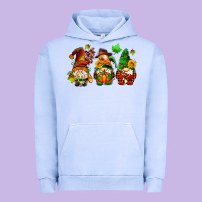 Fall Gnomes With Pumpkin Pie Urban Hoodie Designed By Adodesignshop