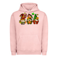 Pigment Salmon fall gnomes with pumpkin pie Urban Hoodie - AdoDesignShop