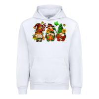 White fall gnomes with pumpkin pie Urban Hoodie - AdoDesignShop