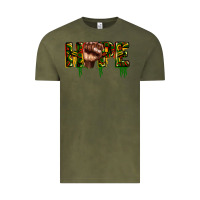 Vintage Olive hope juneteenth Vintage Tee - CowGirlArtShop