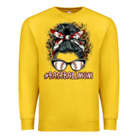 Baseballmom Messy Bun Premium Sweatshirt | Teevron