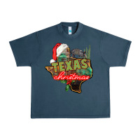 Midnight Navy texas christmas Urban Heavy Tee - CowGirlArtShop