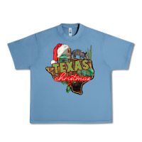 Pebble Blue texas christmas Urban Heavy Tee - CowGirlArtShop