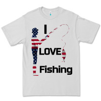 Dove Grey I love fishing Premium Tee - Bettercallsaul