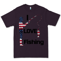 Plum I love fishing Premium Tee - Bettercallsaul