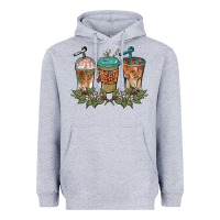 Heather Grey western coffees Heavyweight Hoodie - BarkalooDesign