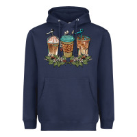 Navy western coffees Heavyweight Hoodie - BarkalooDesign