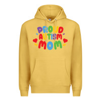 Antique Gold LIL Autism Mom Premium Hoodie - CowhideDigitalArt