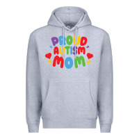 Heather Grey LIL Autism Mom Premium Hoodie - CowhideDigitalArt