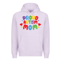 Lilac LIL Autism Mom Premium Hoodie - CowhideDigitalArt