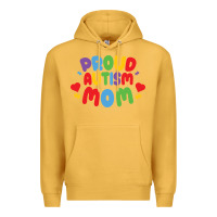 Mustard LIL Autism Mom Premium Hoodie - CowhideDigitalArt