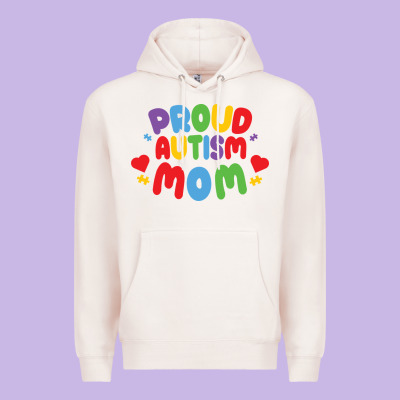 Lil Autism Mom Premium Hoodie Designed By Cowhidedigitalart