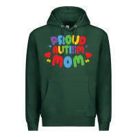 Sports Green LIL Autism Mom Premium Hoodie - CowhideDigitalArt