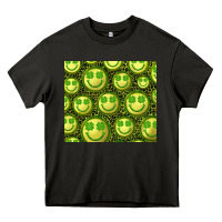 Asphalt st. patrick's day lucky face Heavy Core Tee - RanaPortraitStore