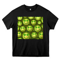 Black st. patrick's day lucky face Heavy Core Tee - RanaPortraitStore