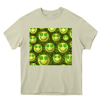 Mossy st. patrick's day lucky face Heavy Core Tee - RanaPortraitStore