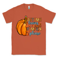 Copper Autumn leaves and pumpkin please Classic Tee - RanaPortraitStore