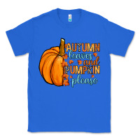 True Royal Autumn leaves and pumpkin please Classic Tee - RanaPortraitStore