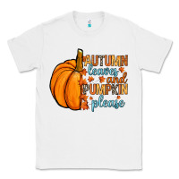 White Autumn leaves and pumpkin please Classic Tee - RanaPortraitStore