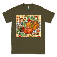 Army Green I am a Fall kinda girl pumpkin Fall Classic Tee - NancyCooperArtShop
