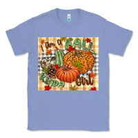 Colony Blue I am a Fall kinda girl pumpkin Fall Classic Tee - NancyCooperArtShop