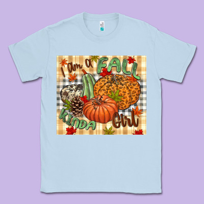 I Am A Fall Kinda Girl Pumpkin Fall Classic Tee Designed By Nancycooperartshop