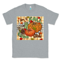 Heather Grey I am a Fall kinda girl pumpkin Fall Classic Tee - NancyCooperArtShop