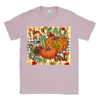 Lilac I am a Fall kinda girl pumpkin Fall Classic Tee - NancyCooperArtShop