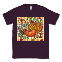 Plum I am a Fall kinda girl pumpkin Fall Classic Tee - NancyCooperArtShop