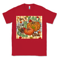 Red I am a Fall kinda girl pumpkin Fall Classic Tee - NancyCooperArtShop