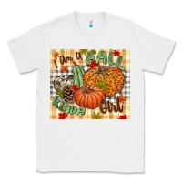 White I am a Fall kinda girl pumpkin Fall Classic Tee - NancyCooperArtShop