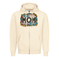 Wife Mom Boss Zipper Hoodie | Teevron