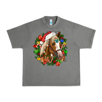 Tornado horse christmas wreath Urban Heavy Tee - CowGirlArtShop