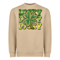 Mushroom Lucky Clover Heavyweight Sweatshirt - CowhideDigitalArt