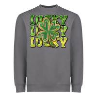 Storm Lucky Clover Heavyweight Sweatshirt - CowhideDigitalArt
