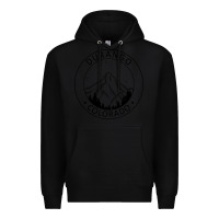 Black Durango Mountain City - Colorado State Souvenir Gift Premium Hoodie - trangStudio