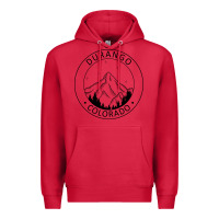 Cardinal Durango Mountain City - Colorado State Souvenir Gift Premium Hoodie - trangStudio