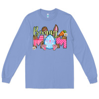 Colony Blue Easter Day Bunny mom Long Sleeve Tee - OliviaCreatesArt