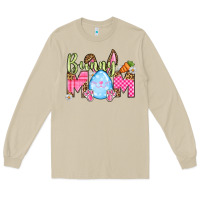 Mushroom Easter Day Bunny mom Long Sleeve Tee - OliviaCreatesArt
