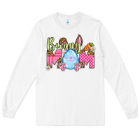 White Easter Day Bunny mom Long Sleeve Tee - OliviaCreatesArt