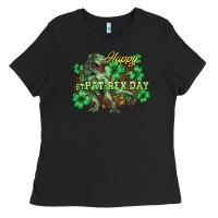 Black s day t rex Ladies Tee - NancyCooperArtShop