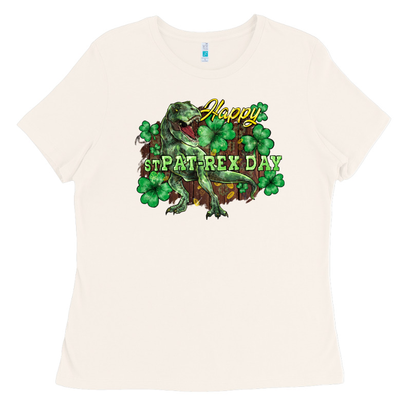 S Day T Rex Ladies Tee by NancyCooperArtShop | Teevron