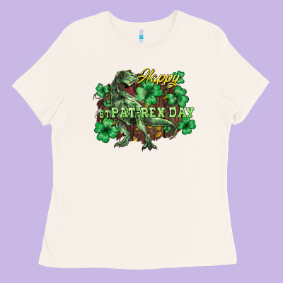 S Day T Rex Ladies Tee Designed By Nancycooperartshop