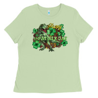 Matcha s day t rex Ladies Tee - NancyCooperArtShop