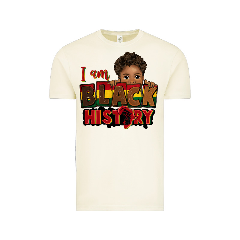 I Am Black History Black Boy Peekaboo Juneteenth Vintage Tee by CowGirlArtShop | Teevron