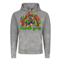 Cloud Rock Mardi Gras rainbow and masks Vintage Hoodie - HowdyJamesFarm