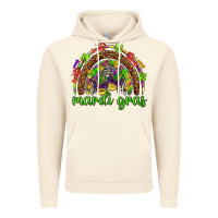 Vintage Artic Mardi Gras rainbow and masks Vintage Hoodie - HowdyJamesFarm