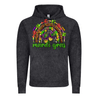 Vintage Black Mardi Gras rainbow and masks Vintage Hoodie - HowdyJamesFarm