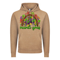 Vintage Coffee Mardi Gras rainbow and masks Vintage Hoodie - HowdyJamesFarm