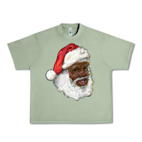 Oil Green african american santa Urban Heavy Tee - RanaPortraitStore